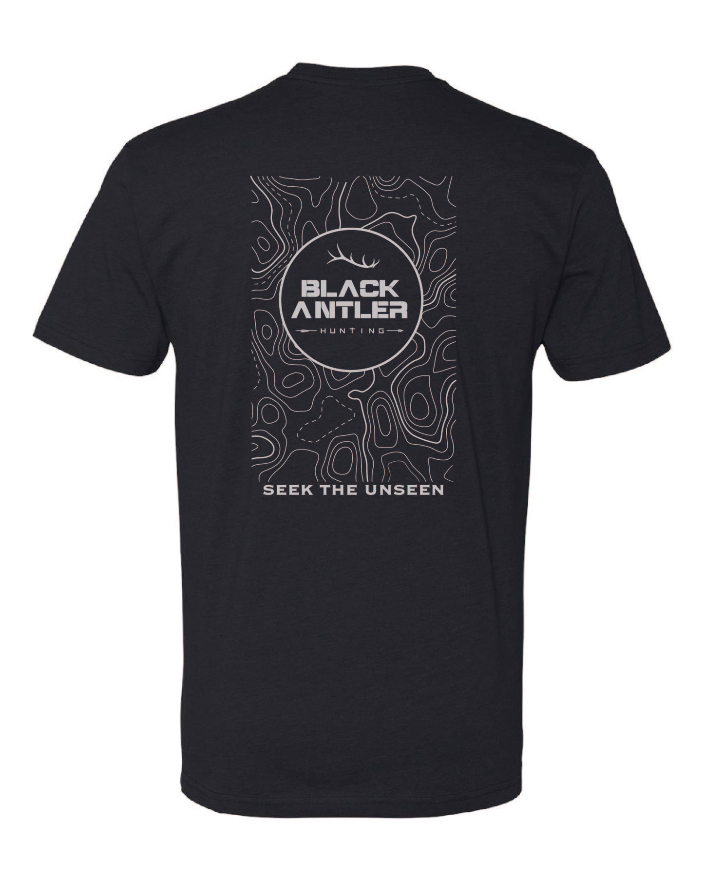 Seek The Unseen Tee- Topo- Black