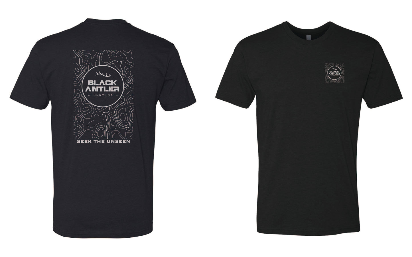 Seek The Unseen Tee- Topo- Black