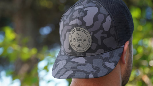 Hunt The Coast- Blackout Camo Hat