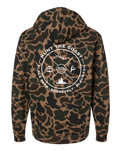 Hunt The Coast Hoodie- Duck Camo
