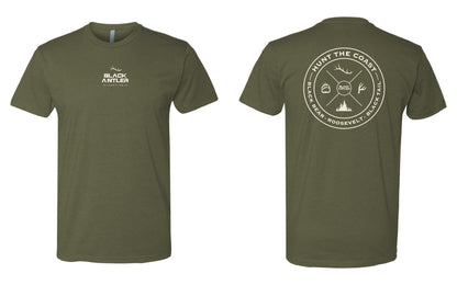 Hunt The Coast Tee- Military Green