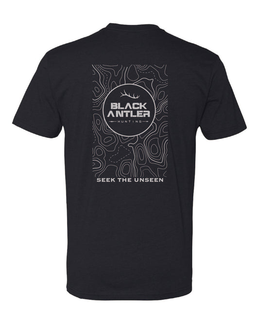 Seek The Unseen Tee- Topo- Black