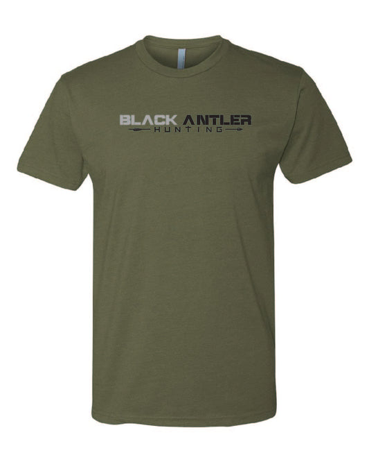 Two-Tone Black Antler- Tee